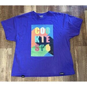 COOKIES SF 'Vintage Bars' Tee T Shirt (Purple) Size 3XL Berner BAY AREA San Fran